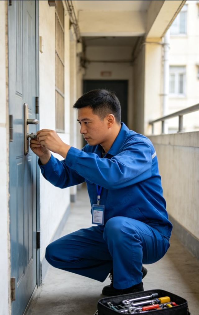 专业开锁工具箱作业现场